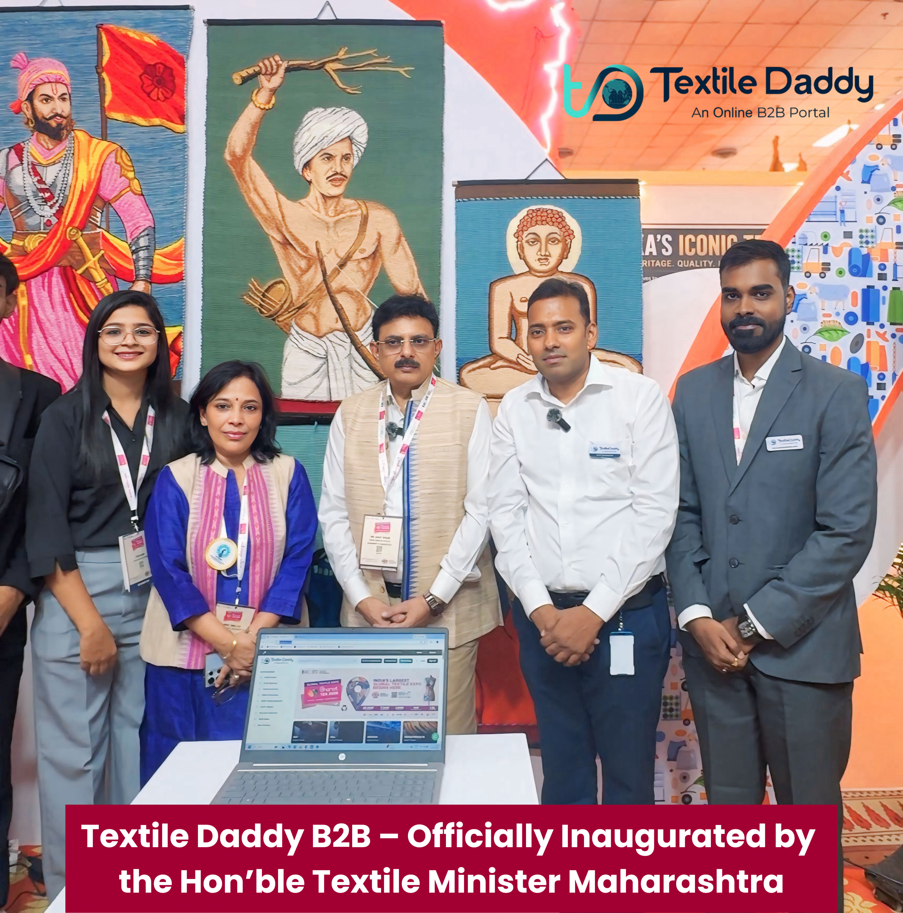 Inauguration of the Textile Daddy website